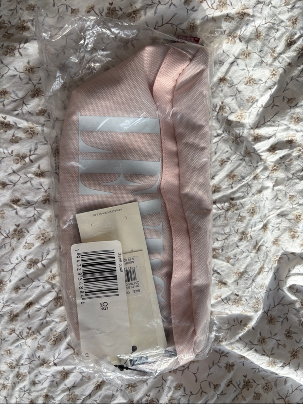 Pink Levi’s Belt Bag with White Logo Text